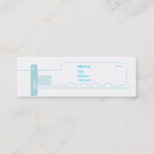 Cartão De Visita Mini Circuito - magro