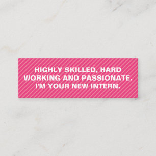 Cartão De Visita Mini Citação em negrito