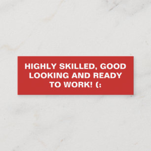 Cartão De Visita Mini Citação em negrito