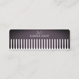 Cartão De Visita Mini Cobrir profissional engraçado do cabeleireiro do