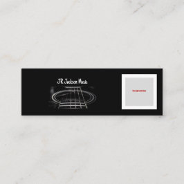 Cartão De Visita Mini CÓDIGO QR Música/Guitarista