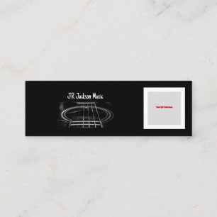 Cartão De Visita Mini CÓDIGO QR Música/Guitarista