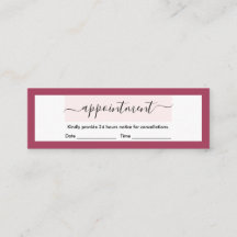 Compromisso de Caligrafia Vermelha Moderna