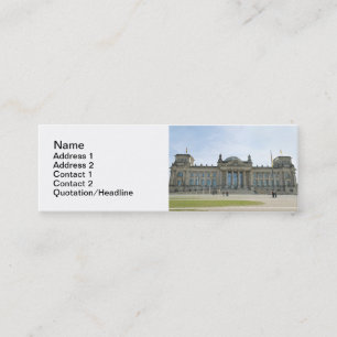 Cartão De Visita Mini Construção de Reichstag em Berlim