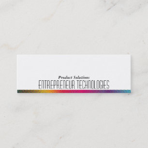 Cartão De Visita Mini Cores de intervalo mínimo