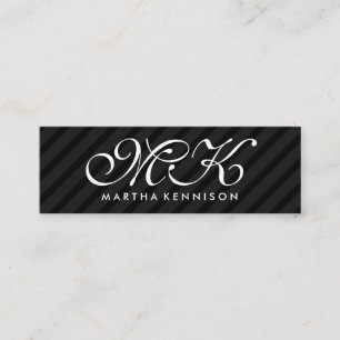 Cartão De Visita Mini Corporação Sleek Strips