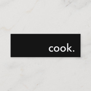 Cartão De Visita Mini cozinheiro.