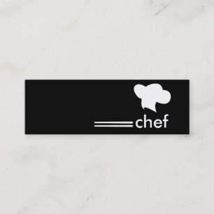 Cartão De Visita Mini Cozinheiro chefe japonês da culinária