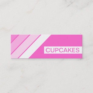 Cartão De Visita Mini cupcakes retrorreflectores