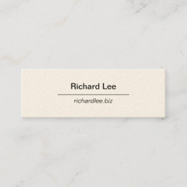 Cartão De Visita Mini Customisable minimalista