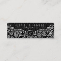 Damascos de Vintage Preto e Metálico Elegante
