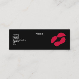 Cartão De Visita Mini De "artista composição "