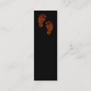 Cartão De Visita Mini Dedos Tribais