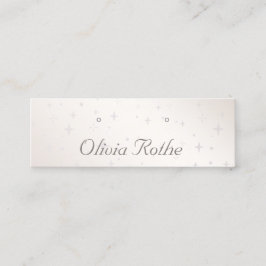 Cartão De Visita Mini Delicar Exibição de Estrelas Estacionadas