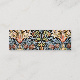 Cartão De Visita Mini Design de William Morris Snakeshead
