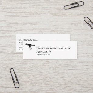 Cartão De Visita Mini Dinossauro do Alectrosaurus