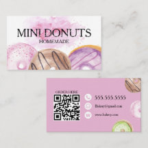 Mini Donuts Forno Padaria Guloseimas Rosa