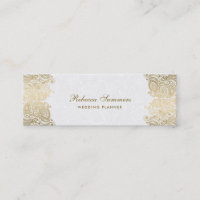 Dourada Paisley Lace Plush - Fundo Branco