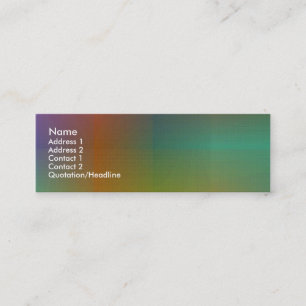 Cartão De Visita Mini Dusky Color VI - Personalizado