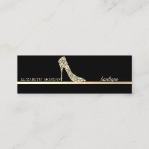 Cartão De Visita Mini Elegante Profissional, Diamantes Dourados Altos Sa