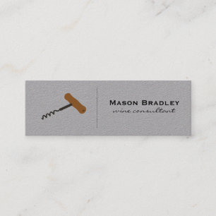 Cartão De Visita Mini Especialista em vinho
