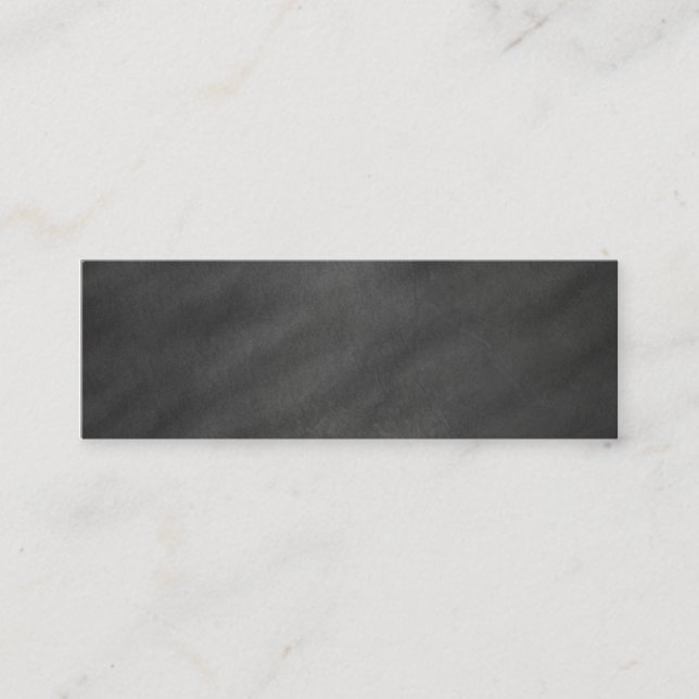 Cartão De Visita Mini Estilo retroativo do quadro negro do quadro (Frente)