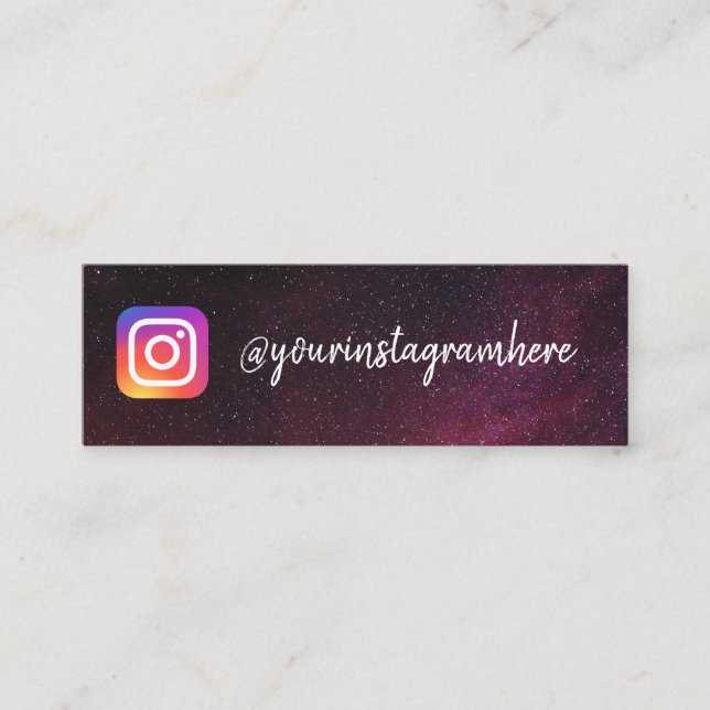 Cartão De Visita Mini estrelas da moda (Frente)