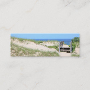 Cartão De Visita Mini Etapas da praia