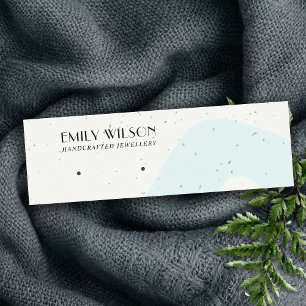 Cartão De Visita Mini EXIBIÇÃO DE OUTROS ESTUDOS AZUIS AQUA abstrato CER