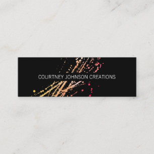 Cartão De Visita Mini Expressivo Artístico