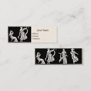 Cartão De Visita Mini FASHION ANTICO / BOUTIQUE VINTAGEM Preto Branco