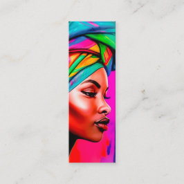 Cartão De Visita Mini Favorito da Série Beleza Vibrante 1