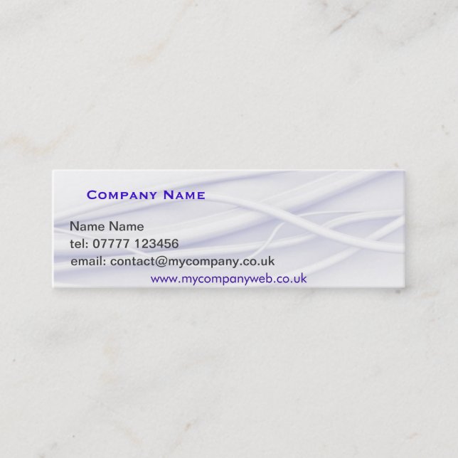 Cartão De Visita Mini Fios (Frente)