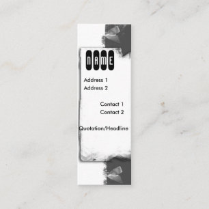 Cartão De Visita Mini fitas e laço