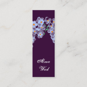 Cartão De Visita Mini Flores minúsculas