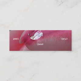 Cartão De Visita Mini Florista - Rosa Rosa Rosa Rosa
