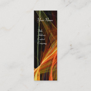 Cartão De Visita Mini FOTÃO LOUCO MONOGRAMA GEM amarelo