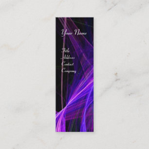 Cartão De Visita Mini FOTÃO LOUCO MONOGRAMA GEM azul