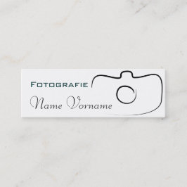 Cartão De Visita Mini Fotografia