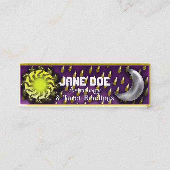 Cartão De Visita Mini futuros (Frente)