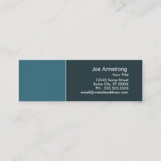 Cartão De Visita Mini Fuzileiro naval elegante