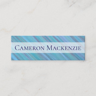 Cartão De Visita Mini Gabinete Turquoise   Calma de Teto Azul Legal Brus