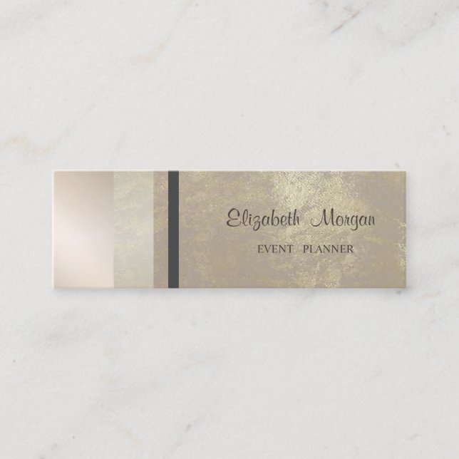 Cartão De Visita Mini Geométrico Moderno de Na moda Professional,Striped (Frente)