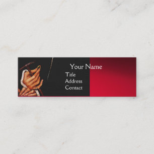 CARTÃO DE VISITA MINI GOLDSMITH,METALWORKER DE PRECIOSO,ARTE JUDAY DOURA