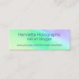 Cartão De Visita Mini Gradiente Simples