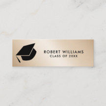 Graduação do Boné Metálico Dourado Formando Inseri