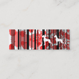 Cartão De Visita Mini Great Dane Kennel