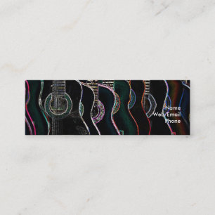 Cartão De Visita Mini Guitarra & música