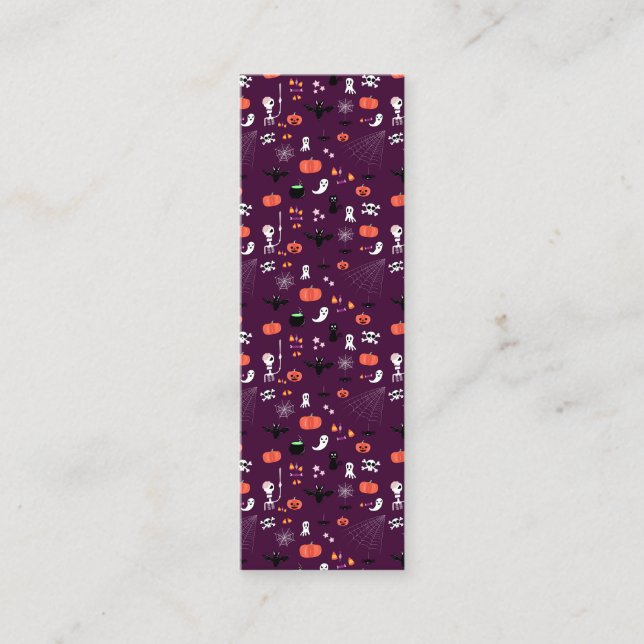 Cartão De Visita Mini Halloween (Frente)