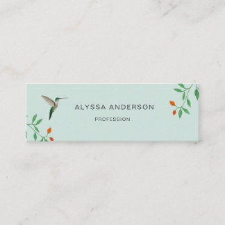 Cartão De Visita Mini Hummingbird  Business Card
